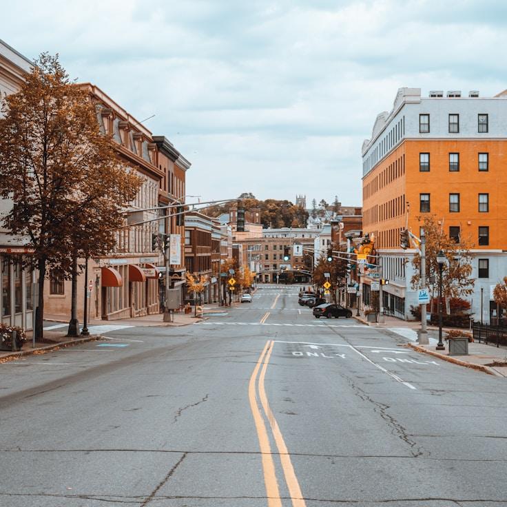 Sunset outdoors in Canada