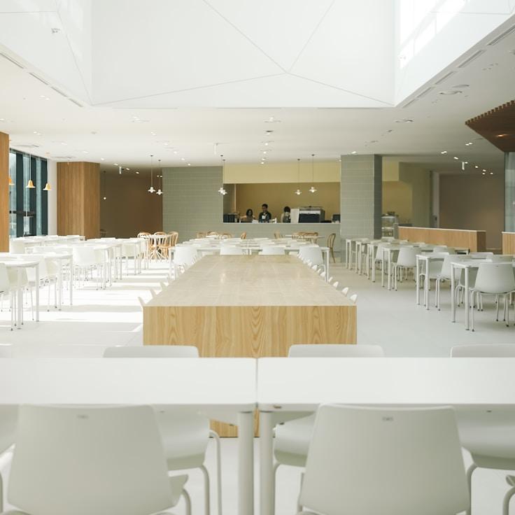 Casual dining venue with booth seating